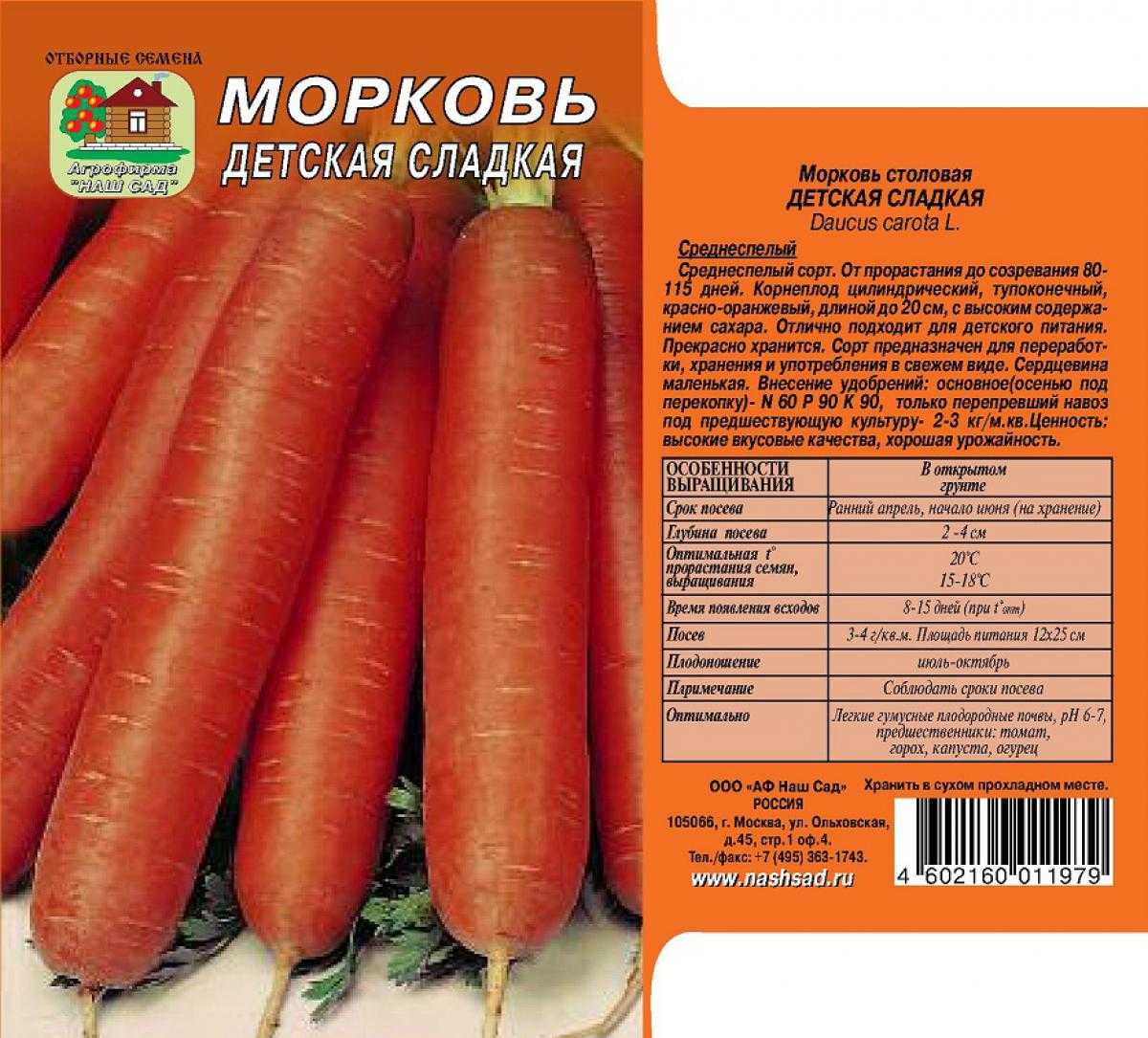Сорта моркови: 50 лучших видов с описаниями и характеристиками + фото