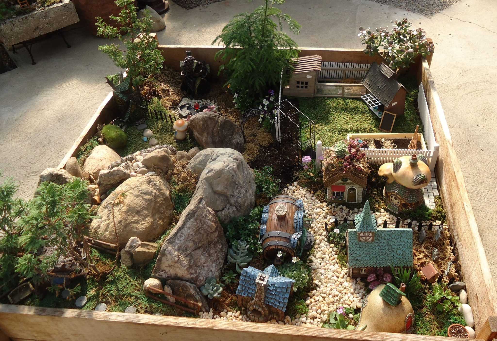 Мини-сад (42 фото): особенности миниатюрных садиков из суккулентов, на подоконнике или на огороде, фото и видео